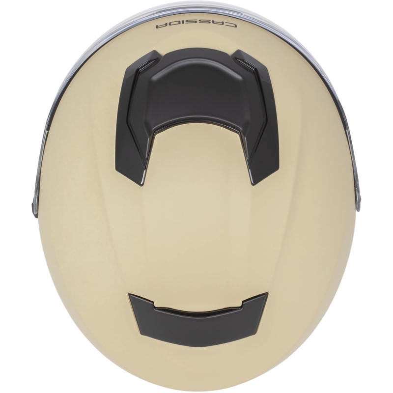 Cassida Jet Tech 2.0 RoTo Jet Face Motorradhelm, matt sand-schwarz-grau
