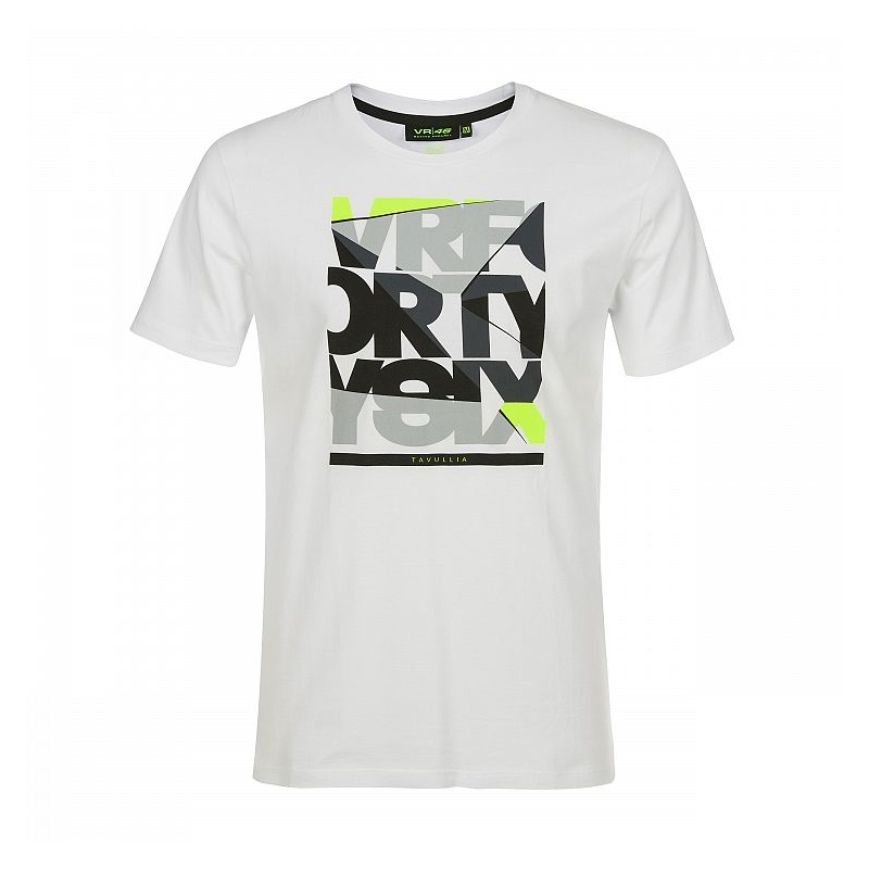 T-shirt VR46 Valentino Rossi VRFORTYSIX weiß