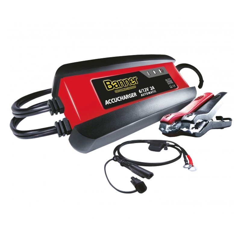 Banner Accucharger 2A Akkuladegerät für 6/12V Batterien
