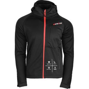 Softshelljacke MotoZem Racing Team schwarz-rot