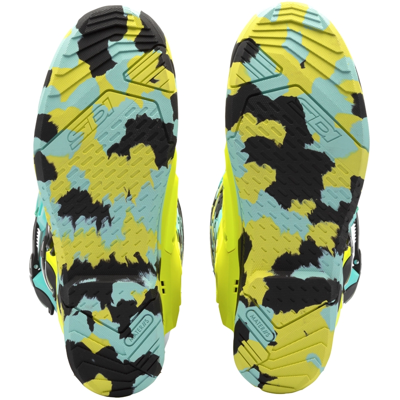 SiDi Crossair X Motorradstiefel mint-fluoreszierend gelb
