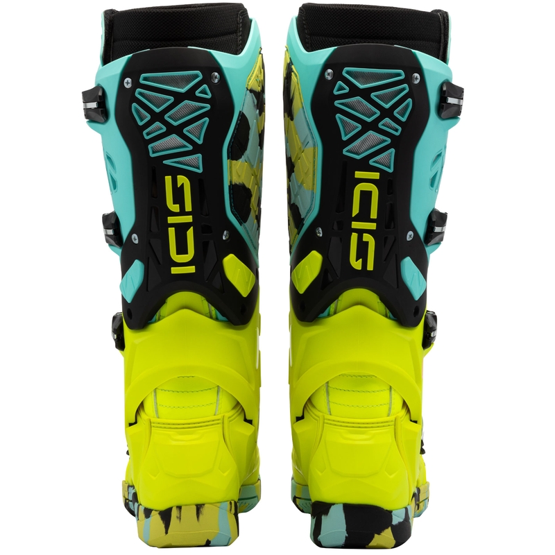 SiDi Crossair X Motorradstiefel mint-fluoreszierend gelb