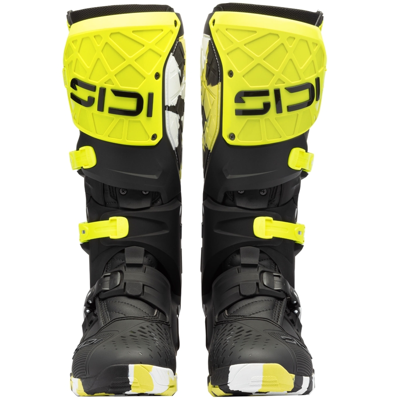Motorradstiefel SiDi Crossair X RACR002 fluoreszierend gelb-schwarz