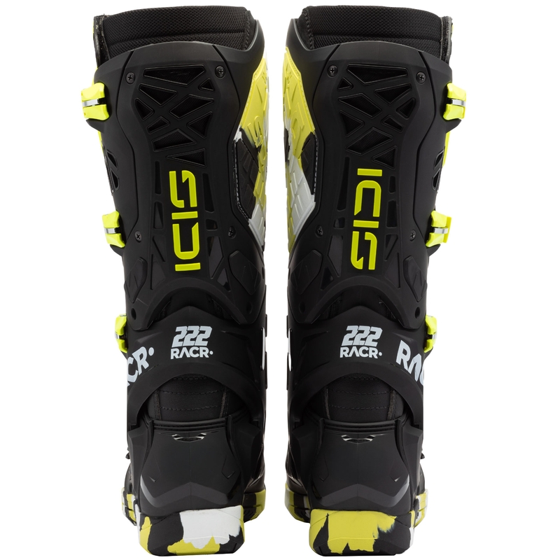 Motorradstiefel SiDi Crossair X RACR002 fluoreszierend gelb-schwarz