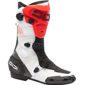 SiDi MAG 2 Air Motorradstiefel weiß-schwarz-rot