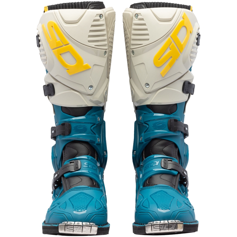 SiDi Crossfire 3 Motorradstiefel beige-blau