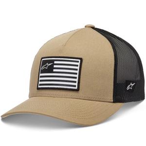 Alpinestars Flag Snap Hat sand-schwarz-weiß