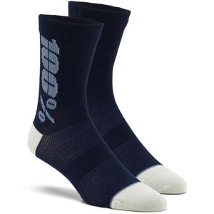 Socken 100 % – USA Rythym Merinowolle blau