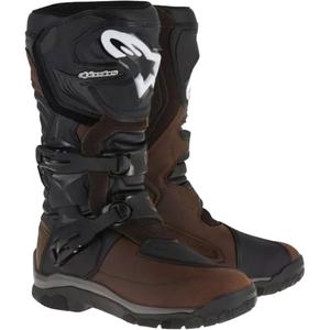 Alpinestars Corozal Abenteuer geölt Drystar braun und schwarz Motorradstiefel