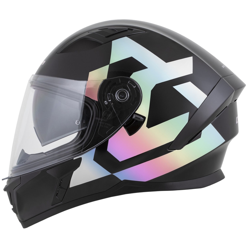 Cassida Orbit Grind Absolut Integralhelm, schwarz-holografisch