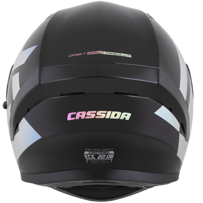 Cassida Orbit Grind Absolut Integralhelm, schwarz-holografisch