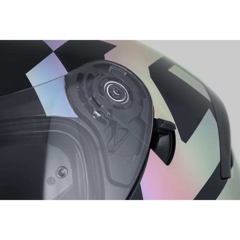 Cassida Orbit Grind Absolut Integralhelm, schwarz-holografisch
