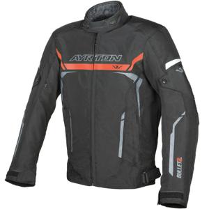 Ayrton Bullet II Motorradjacke schwarz-rot-grau