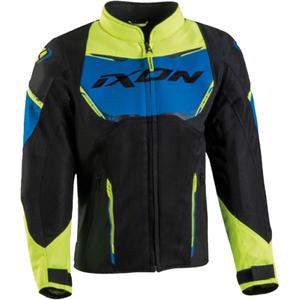 IXON Striker Air Kinder Motorradjacke schwarz-blau-gelb