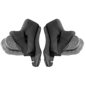 Schwarze Wangenpolster für Airoh Commander Motorradhelme