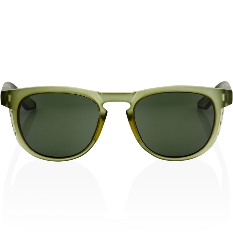 100% Slent Sonnenbrille mit graugrünen Gläsern