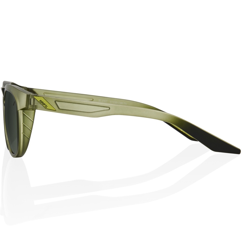 100% Slent Sonnenbrille mit graugrünen Gläsern