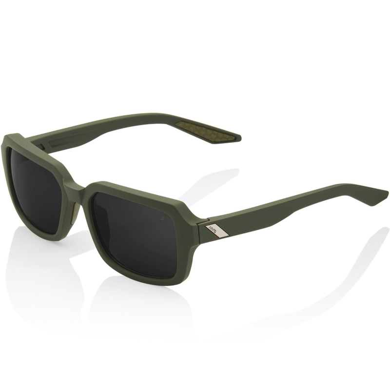 100 % Rideley-Sonnenbrille mit schwarzen Gläsern
