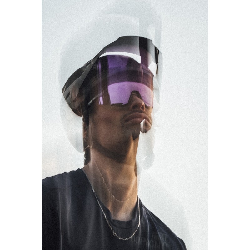100% Slendale Sonnenbrille mit violetten photochromen Gläsern