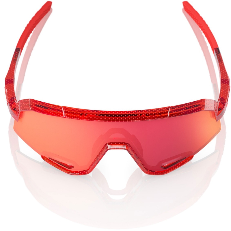 100% Slendale Sonnenbrille mit HIPER Fire roten Gläsern