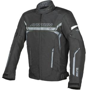 Ayrton Bullet II Motorradjacke schwarz-dunkelgrau