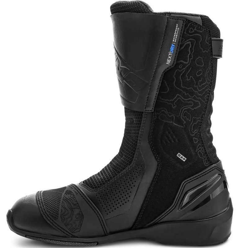 Shima Tenex WP Damen-Motorradstiefel schwarz