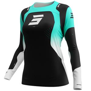Shot Contact Ionyx Damen-Motocross-Trikot Schwarz-Blau