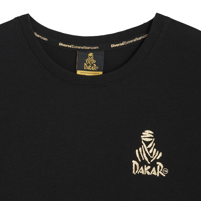 Dakar LOGO SM 256 T-Shirt schwarz