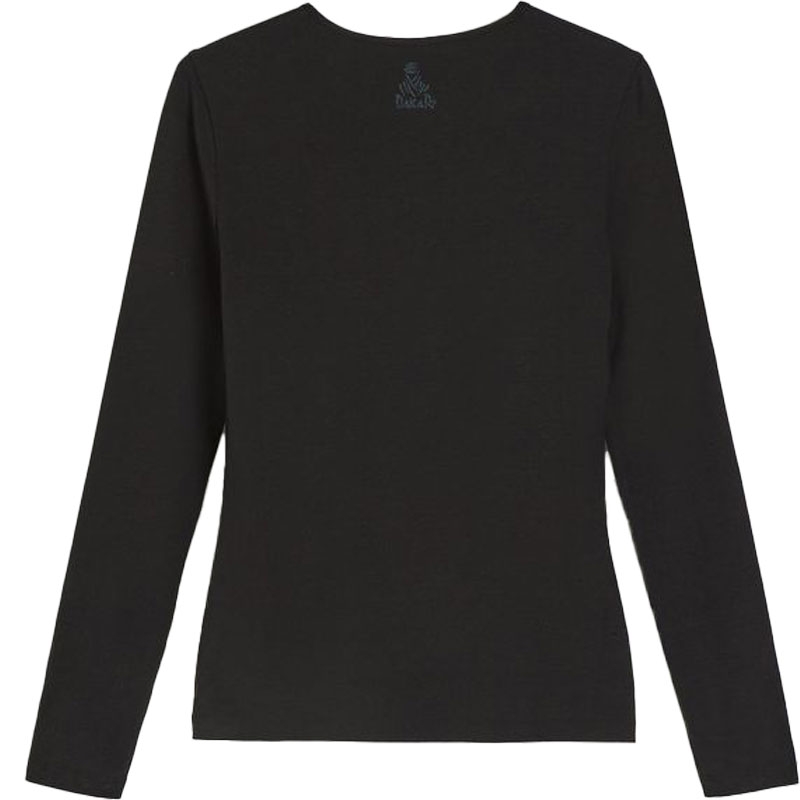 Damen Dakar DKR Zipp T-Shirt schwarz