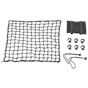 Flexibles Motorrad-Gepäcknetz mit Kunststoffhaken Daytona 60 x 60 cm schwarz