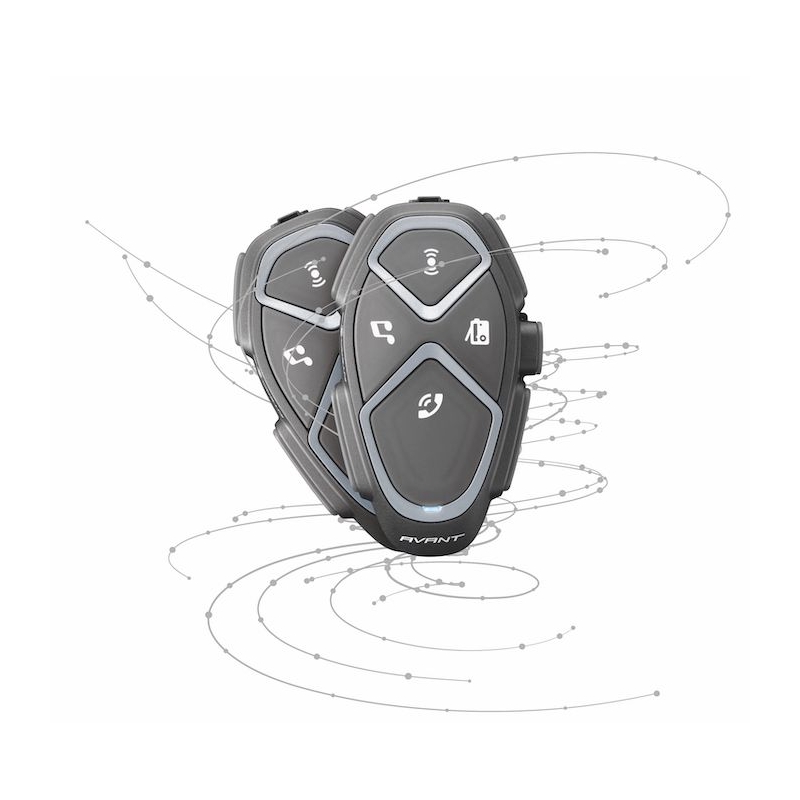 Bluetooth-Freisprecheinrichtung CellularLine Interphone Avant - Doppelpack