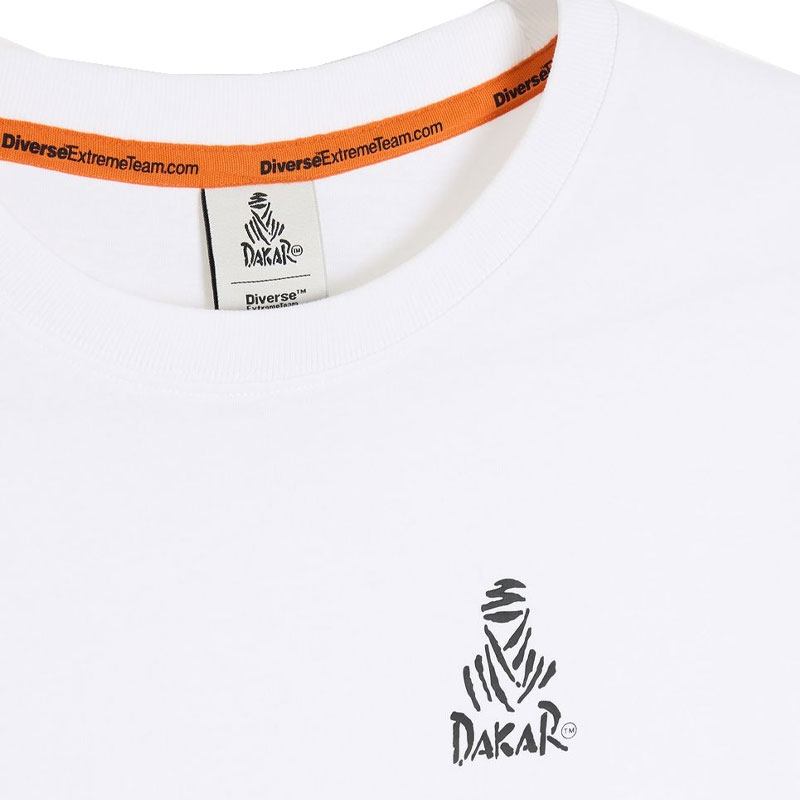 Dakar LOGO SM 256 T-Shirt weiß
