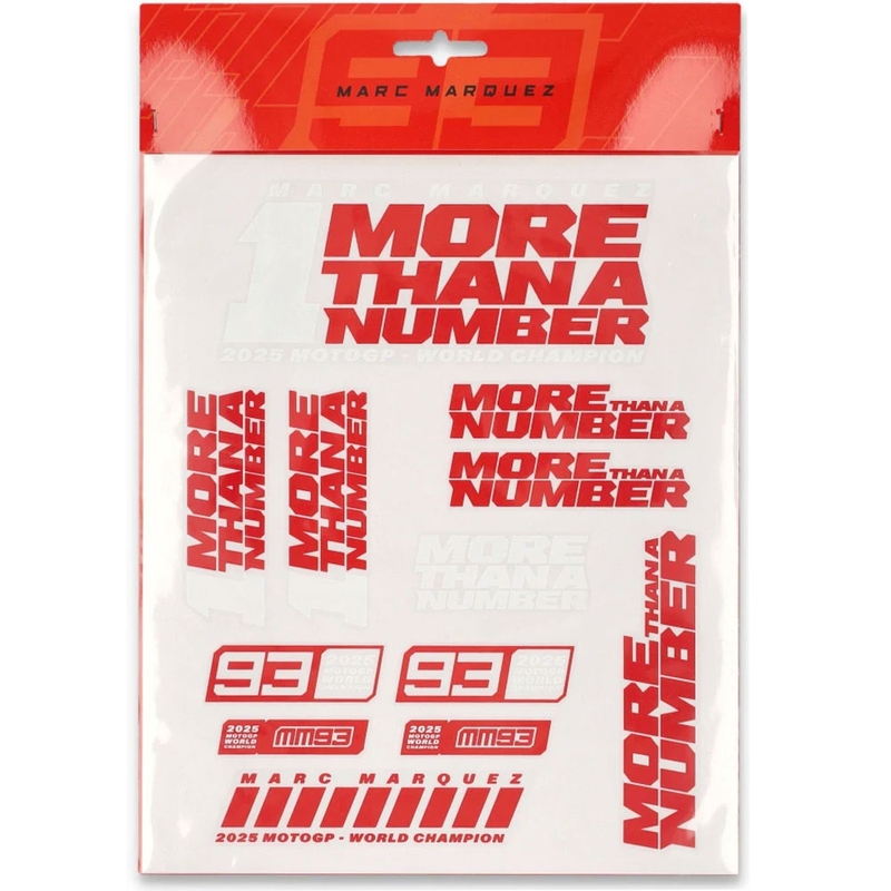 Ducati MM93 Großes Aufkleber-Set