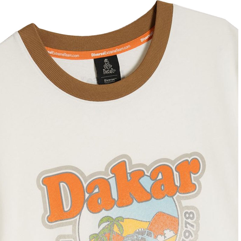 Dakar DES VINT MOR T-Shirt weiß
