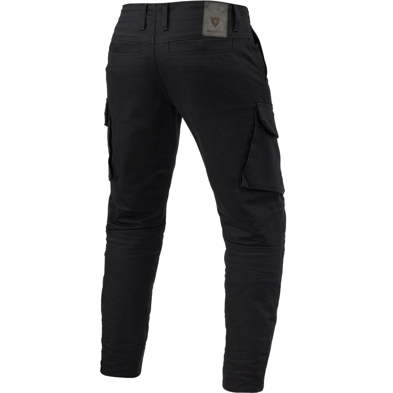 Revit Cargo 2 TF Extra Cropped Motorradjeans Schwarz