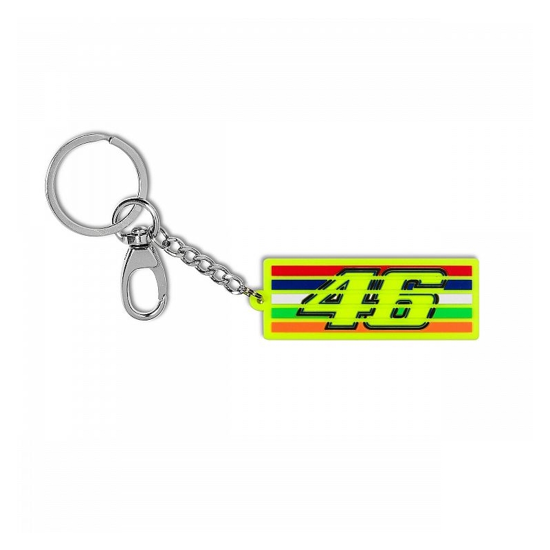 Schlüsselanhänger VR46 Valentino Rossi STRIPES gelb