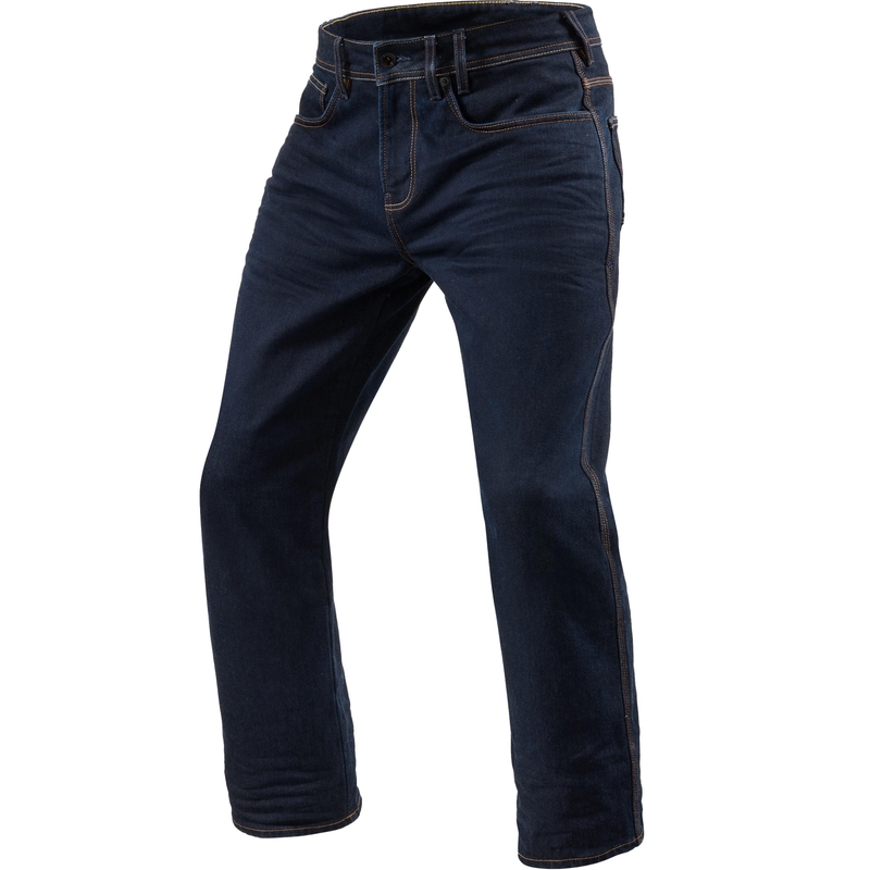 Revit Philly 3 LF Extra Cropped Motorcycle Jeans Washed Dark Blue