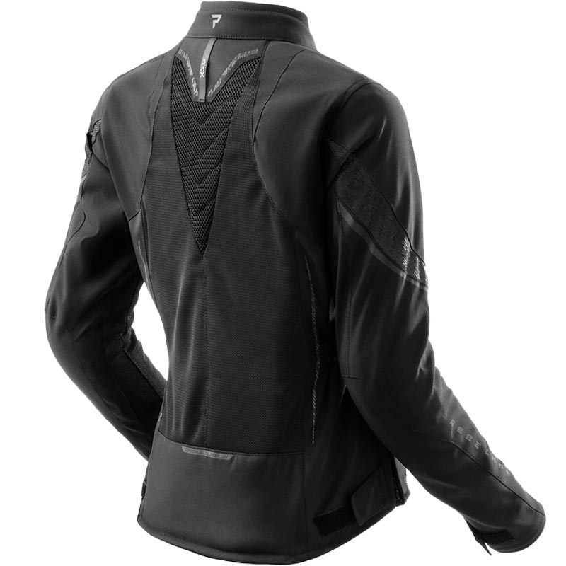 Damen-Motorradjacke Rebelhorn Jax schwarz