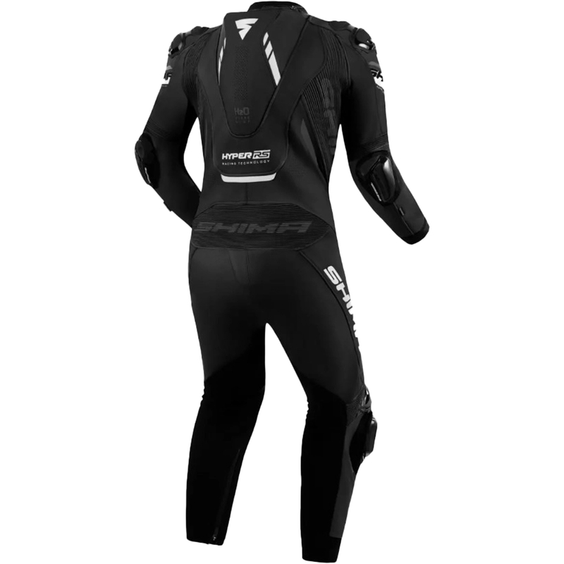 Leder-Motorradkombi Shima Hyper-RS schwarz-weiß