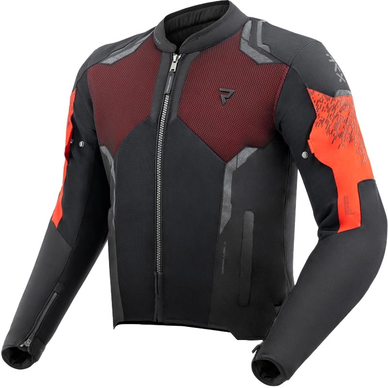 Rebelhorn Jax Motorradjacke schwarz-rot
