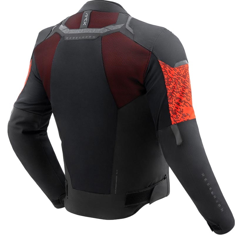 Rebelhorn Jax Motorradjacke schwarz-rot