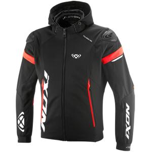 IXON Pulsion Air Motorradjacke schwarz-weiß-rot