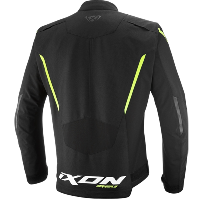 IXON Striker 2 Motorradjacke schwarz-fluoreszierend gelb