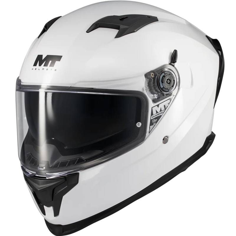 Integraler Motorradhelm MT Braker SV Pure A0 weiß