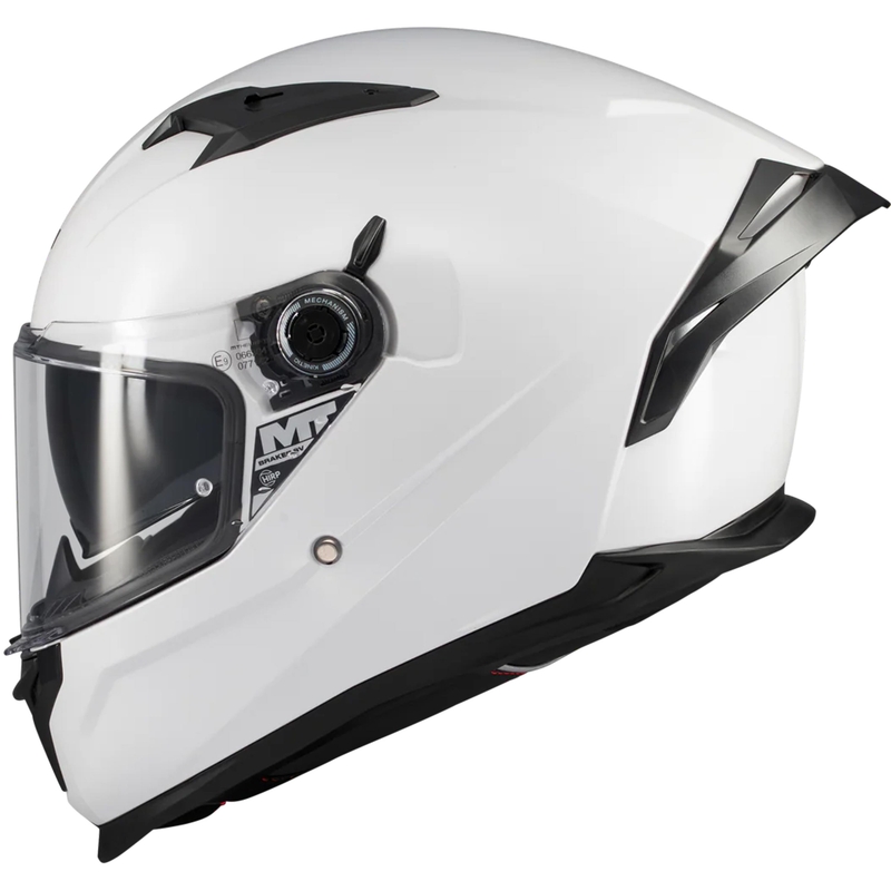 Integraler Motorradhelm MT Braker SV Pure A0 weiß