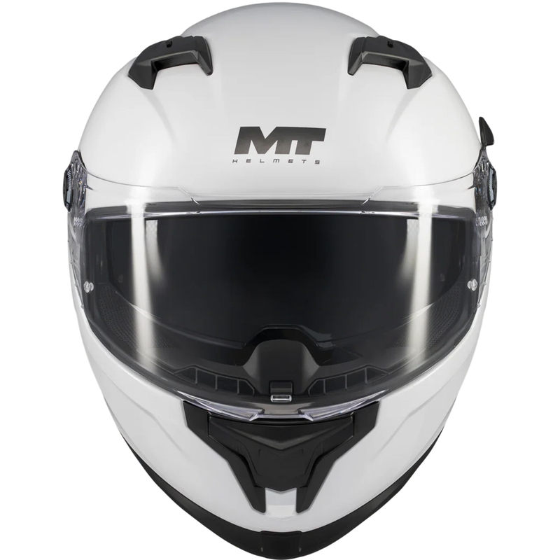 Integraler Motorradhelm MT Braker SV Pure A0 weiß
