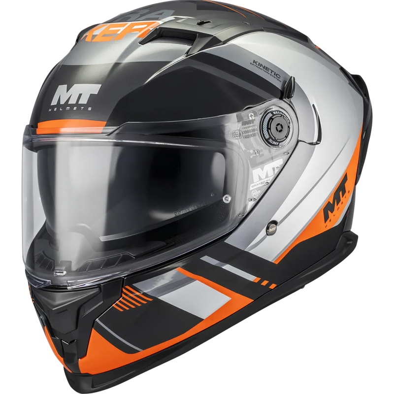 Integralhelm MT Braker SV Inception B4 schwarz-grau-orange