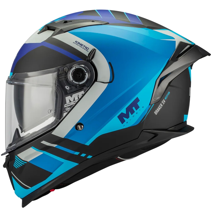 Integralhelm MT Braker SV Inception B7 schwarz-blau-grau