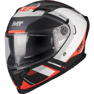 Integralhelm MT Braker SV Inception B5, matt schwarz-grau-rot