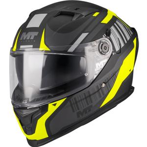 Integralhelm MT Braker SV Cockpit B13, matt schwarz-grau-fluoreszierend gelb